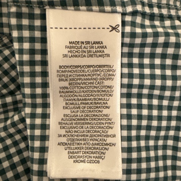 Ralph Lauren Shirt Men's XL Green Gingham Plaid Purple Pony Long Sleeve Preppy - Picture 7 of 8